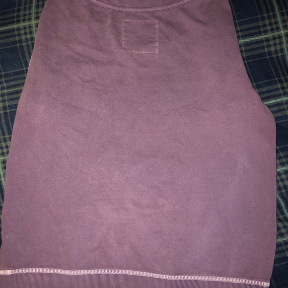 Purple, American eagle, sweater, barley worn. - Picture 3 of 3